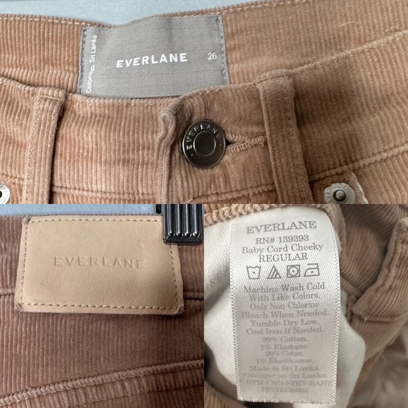 EVERLANE Baby Cord Cheeky Crop Jeans - Picture 6 of 6